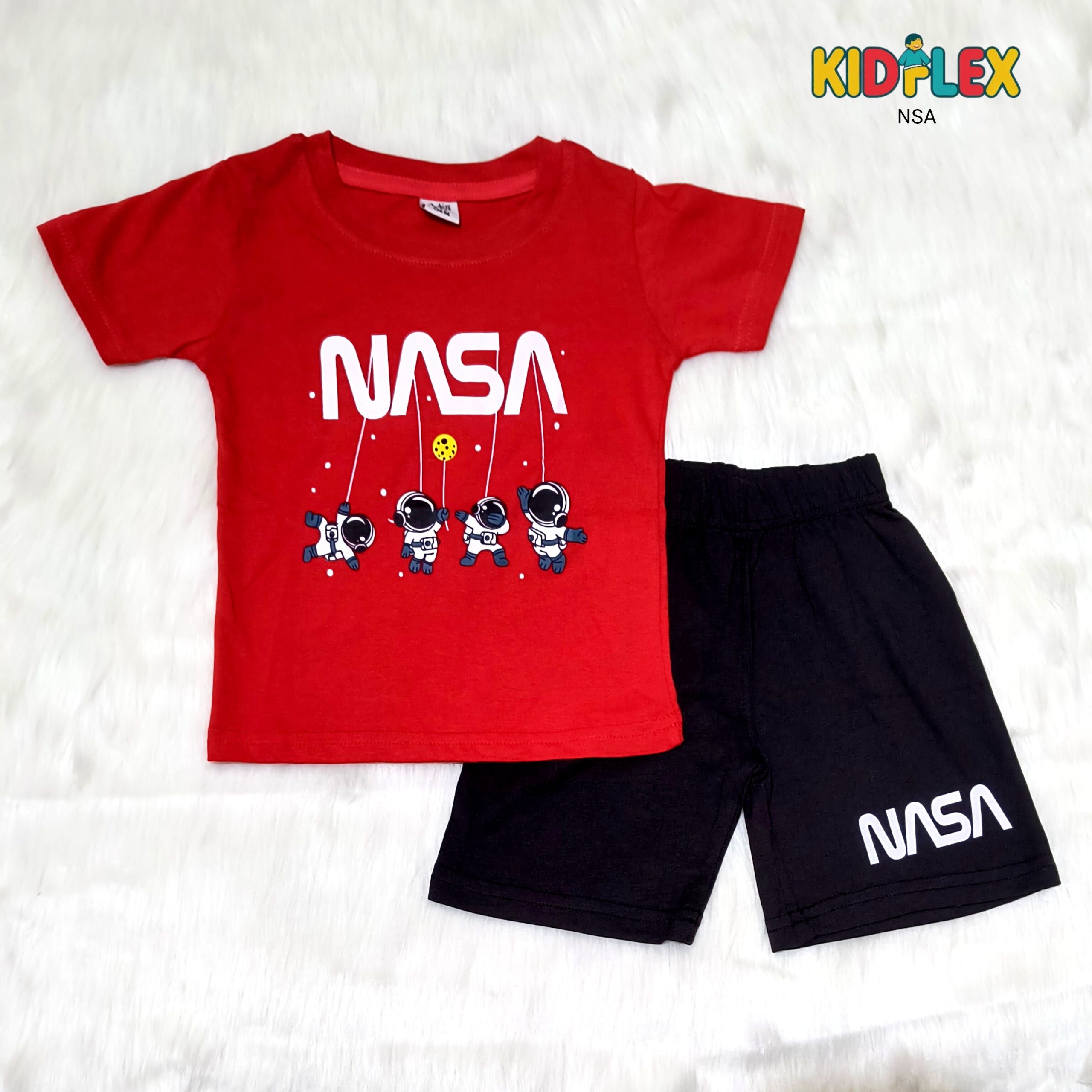 InShot_20250821_172100771 Kids Premium T Shirt Pant Set: NSA - Image 1